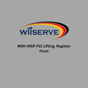 WSR-INSP-F21 Lifting  Register Form